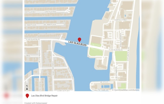 Fort Lauderdale Alert as Las Olas Bridge Repair to Disrupt Commute with Lane Closures Through 2025