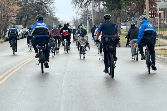 Fort Worth Embraces Family Cycling with Inaugural Kidical Mass Ride, FWPD Ensures Safety