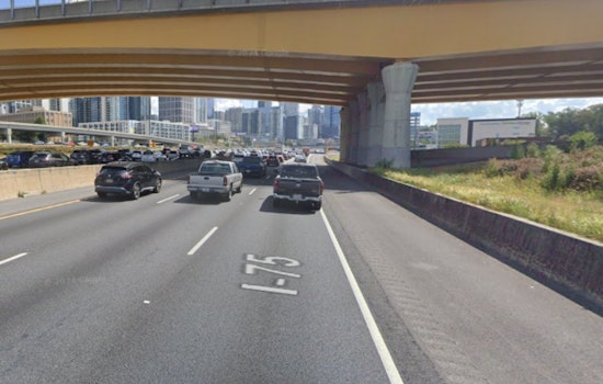 Fulton County Sheriff's Deputy Involved in Multi-Vehicle Crash on Downtown Connector, Traffic Snarled Near Langford Parkway