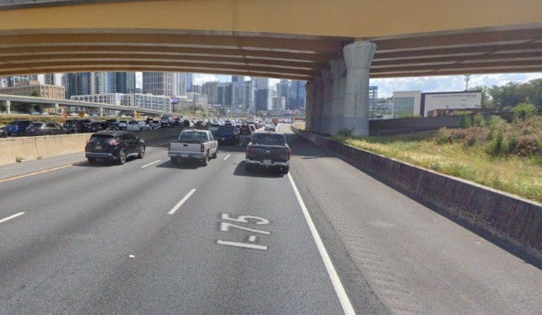 Fulton County Sheriff's Deputy Involved in Multi-Vehicle Crash on Downtown Connector, Traffic Snarled Near Langford Parkway