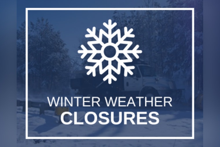 Fuquay-Varina Announces Facility Closures and Event Cancellations Due to Weather Advisory