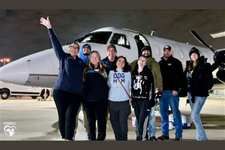Furry Valentines Take Flight from Fort Worth to New Homes in the Northeast