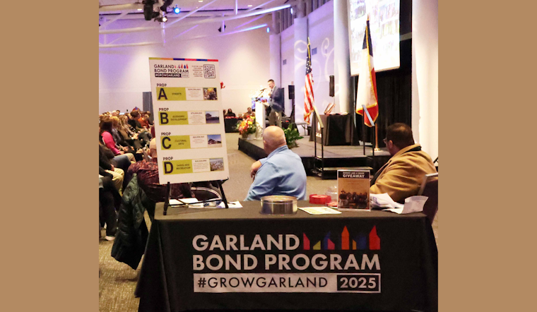 Garland City Council Schedules $360 Million Bond Election Aimed at Infrastructure Without Tax Hike