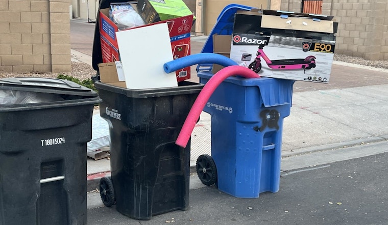 Gilbert Public Works Urges Residents to Improve Trash Handling to Prevent Fire Hazards and Truck Damage