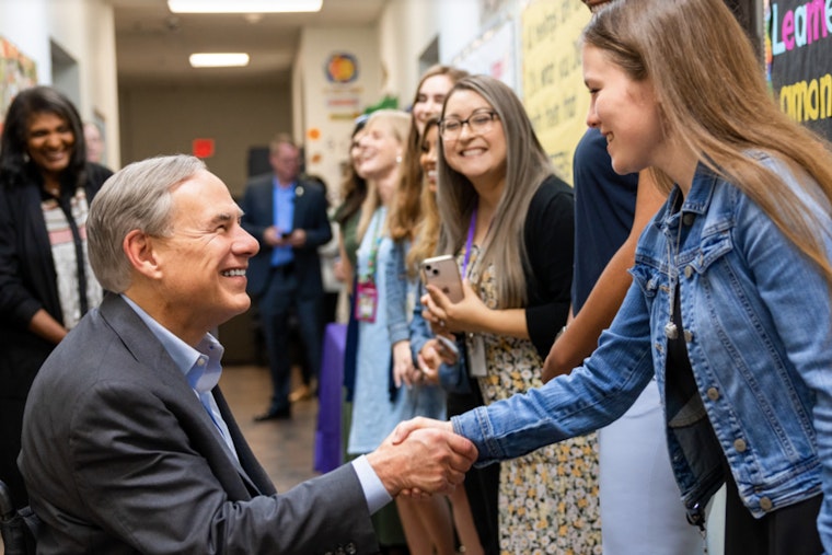 Gov. Greg Abbott Prioritizes Teacher Pay in Texas, Labels it an Emergency Item in Austin Address