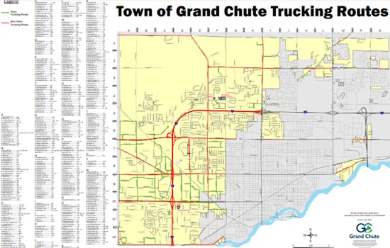 Grand Chute Implements New Truck Route Regulations to Start March 3