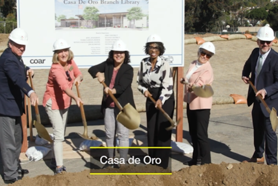 Groundbreaking Ceremony Marks New Chapter for Spring Valley with Casa de Oro Library Expansion