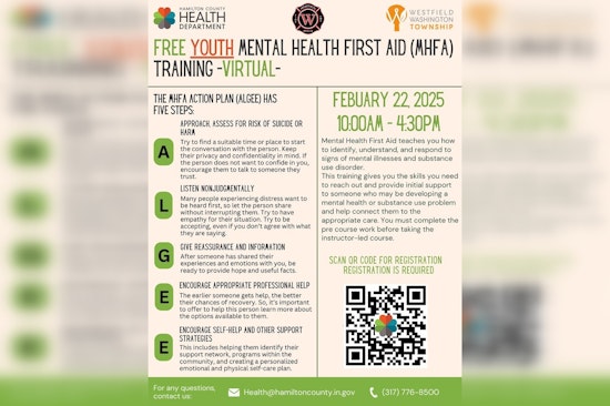 Hamilton County Launches Virtual Youth Mental Health First Aid Training to Bolster Community Support