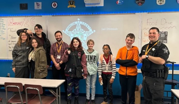 Hamilton County Sheriff's Office Engages Muncie Students in Law Enforcement Career Dialogue
