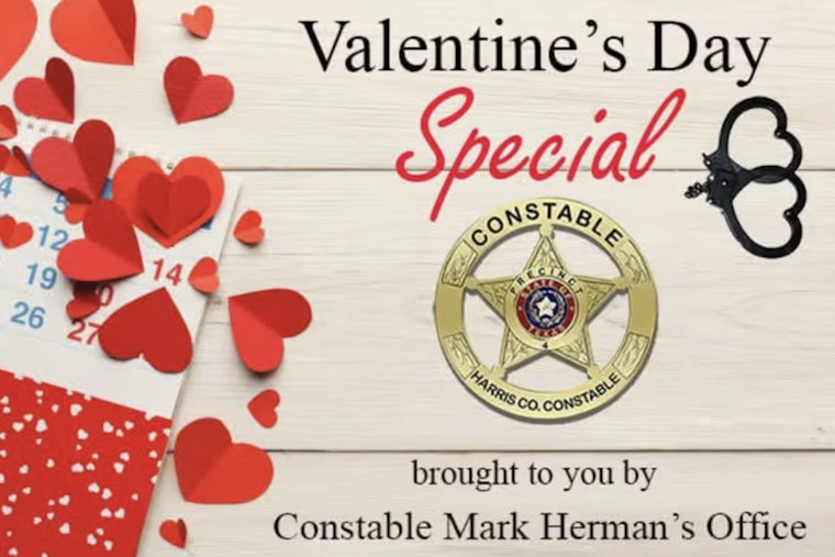 Harris County Launches 'Ex-Valentine Special' Offering Rewards for Turning in Exes with Warrants