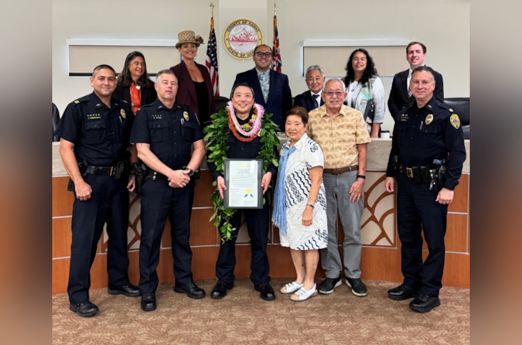 Hawai‘i County Honors Detective Donovan Kohara with Prestigious Haweo Award for Exemplary Service