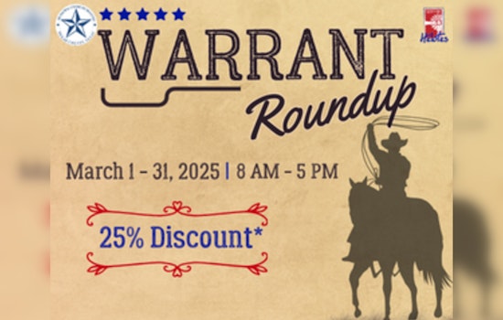 Helotes Offers 25% Discount to Clear Active Warrants in March Warrant Resolution Initiative