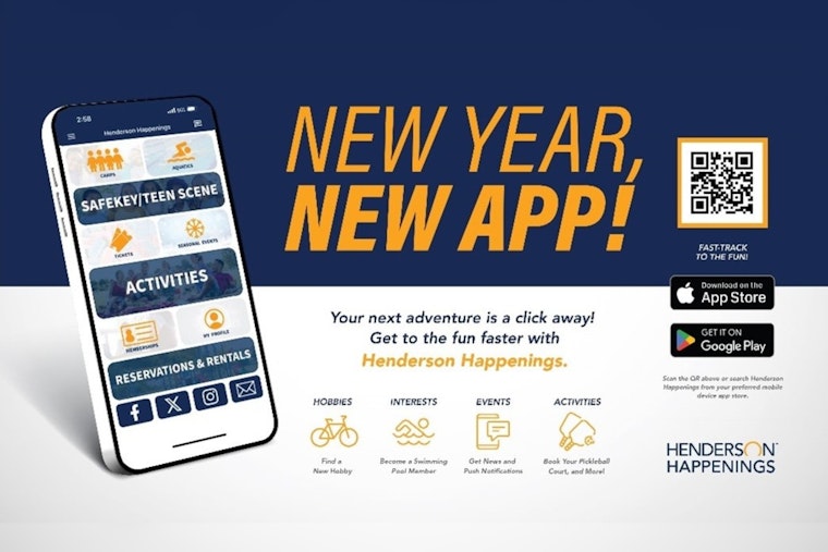 Henderson Launches "Henderson Happenings" App to Keep Residents Connected to Local Events