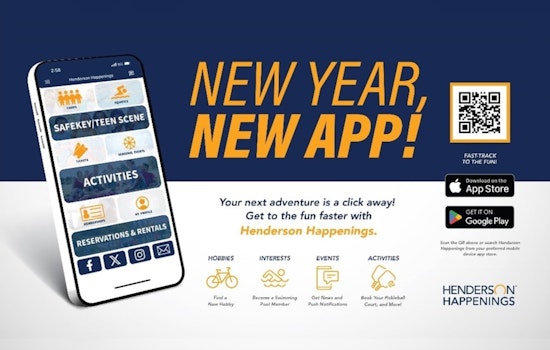 Henderson Launches "Henderson Happenings" App to Keep Residents Connected to Local Events