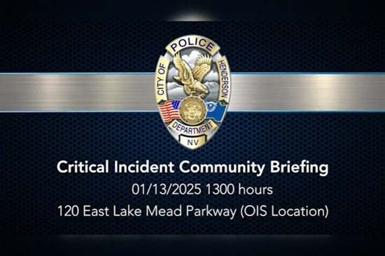 Henderson Police Release Briefing on First Officer-Involved Shooting of 2025, Seek Public's Help