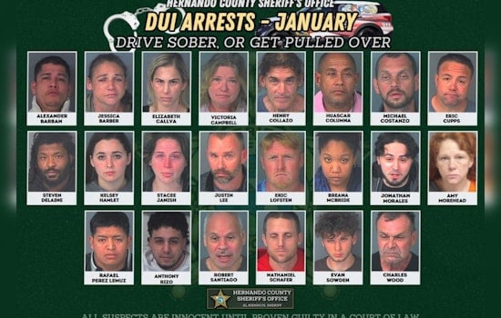Hernando County Sheriff's Office Issues Firm Warning, Drive Sober or Get Pulled Over