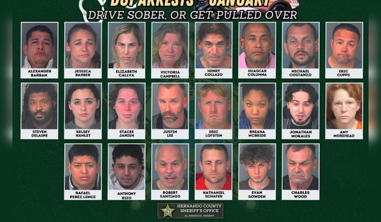 Hernando County Sheriff's Office Issues Firm Warning, Drive Sober or Get Pulled Over