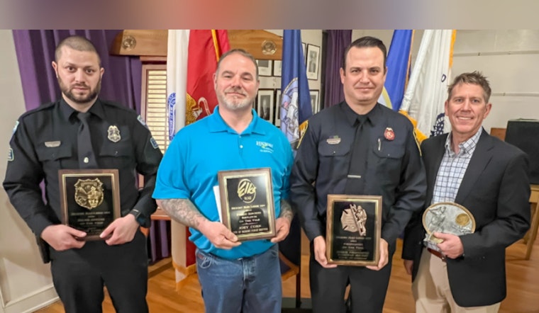 Hickory Elks Lodge Honors Local Heroes, Firefighter, Police Officer, Public Service Worker, and Military Member Awarded for Exemplary Service