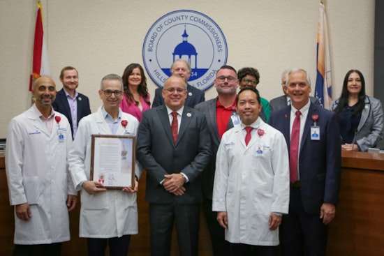 Hillsborough County Commissioners Celebrate Wear Red Day to Raise Awareness for Women's Heart Health