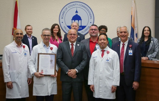 Hillsborough County Commissioners Celebrate Wear Red Day to Raise Awareness for Women's Heart Health