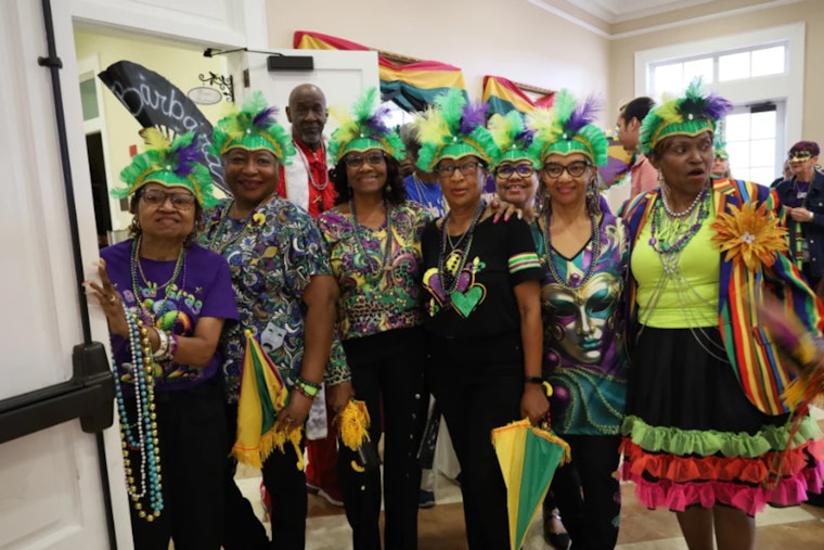 Hillsborough County Seniors Embrace Black Heritage and Unity at Festive Mardi Gras Celebration