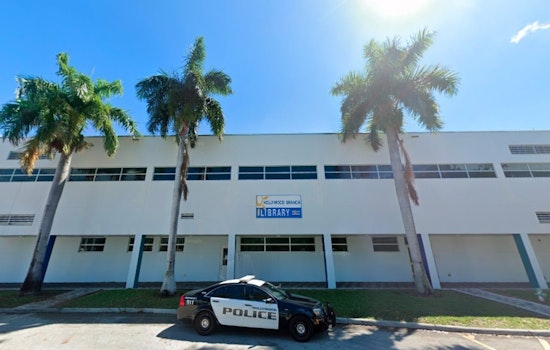 Hollywood Community Adjusts to Temporary Library Closure Following Vehicle Damage
