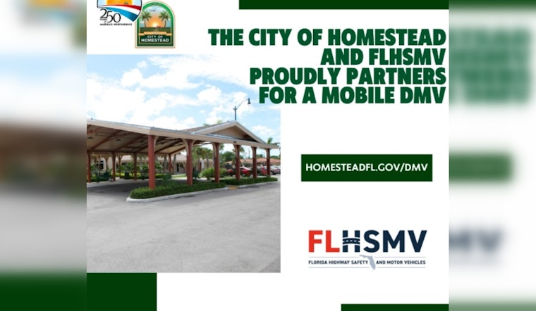 Homestead Welcomes FLOW Mobile DMV Office to Streamline Services for Residents on March 5
