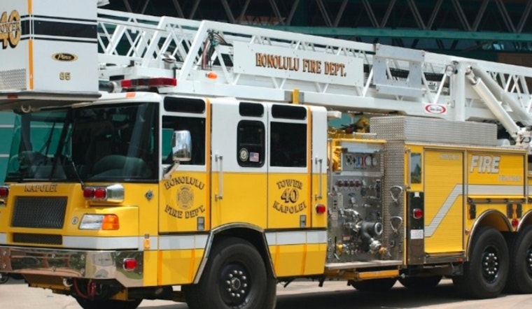 Honolulu Fire Department Quickly Subdues Blaze in Waipahu Commercial Building