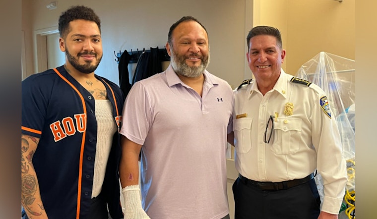 Houston Celebrates Heroic Firefighter Captain Escamilla's Discharge and Recovery