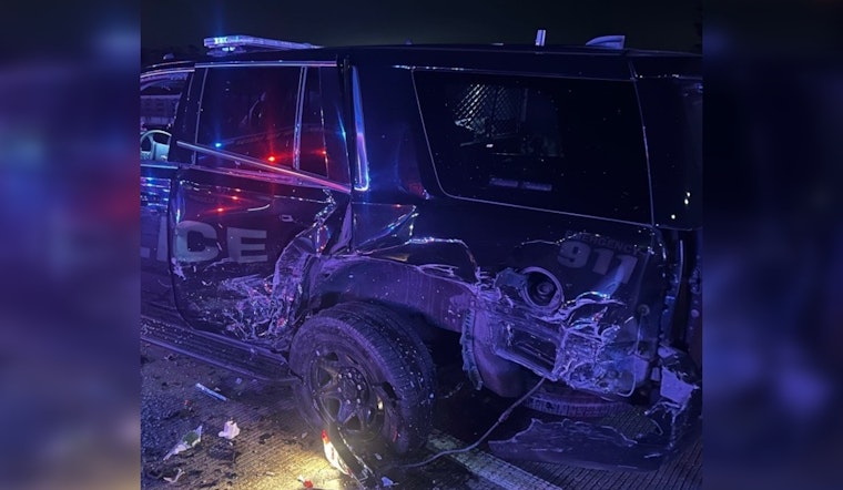 Humble Police Officer Escapes After Cruiser Hit by Suspected Drunk Driver on US Hwy. 59