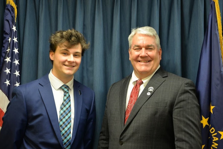 Huntington Native Carson Kitchen Embarks on Legislative Internship at Indiana Statehouse