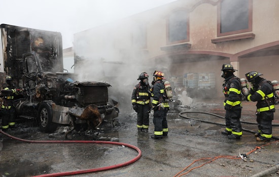 Indianapolis Fire Department Extinguishes Semi Truck Blaze Near I-465, No Injuries Reported
