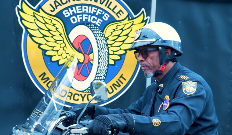Jacksonville Sheriff Swaps Patrol Car for Harley at Motor Rodeo Event