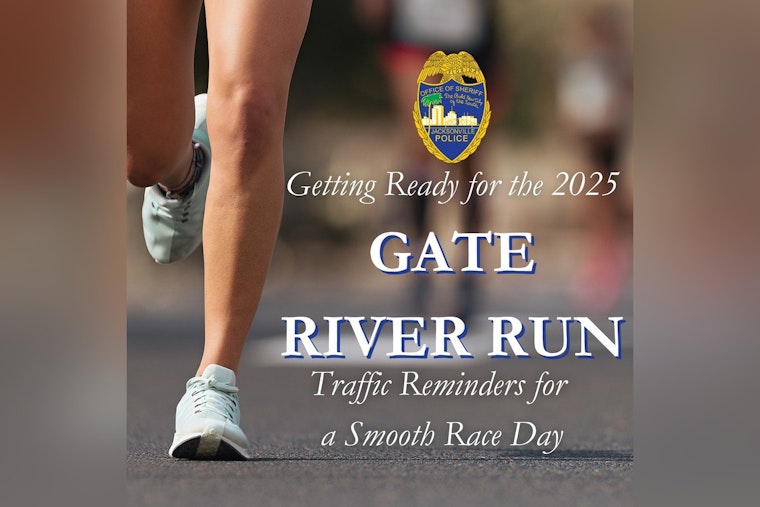 Jacksonville Sheriff's Office Offers Tips for Navigating Gate River Run Traffic and Road Closures