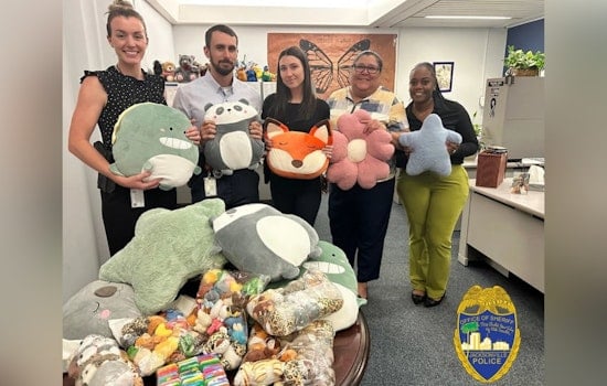 Jacksonville Sheriff's Office Teams Up with Bridegan Foundation to Provide Comforting Pillows for Children at Police Headquarters