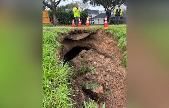 Katy Residents on Alert as Large Sinkhole Appears Along Mason Creek Trail