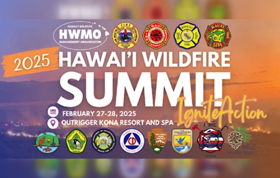 Kona to Host 2025 Hawai‘i Wildfire Summit Aimed at Fostering Proactive Mitigation Strategies