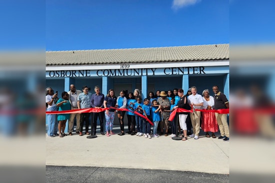 Lake Worth Beach Celebrates Renovation of Osborne Community Center with Ribbon-Cutting Ceremony