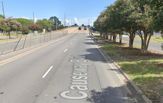 Lane Closures on Causeway Boulevard Announced by Jefferson Parish