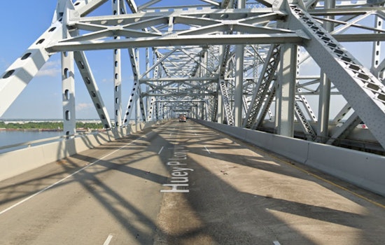 Lane Closures Scheduled for Historic Huey P. Long Bridge in East Baton Rouge for Month-Long Inspection