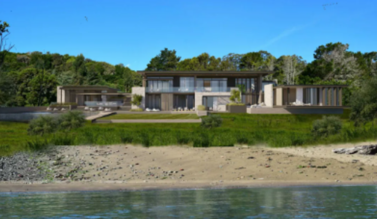 Lavish Beachfront Property in Tiburon with Approved Plans by Sean Bailey Listed for $3.995 Million