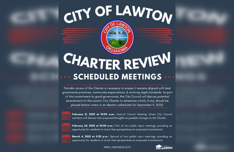 Lawton City Council Seeks Public Input on Charter Changes Ahead of 2025 Referendum