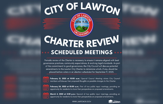 Lawton City Council Seeks Public Input on Charter Changes Ahead of 2025 Referendum