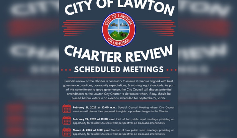 Lawton City Council Seeks Public Input on Charter Changes Ahead of 2025 Referendum