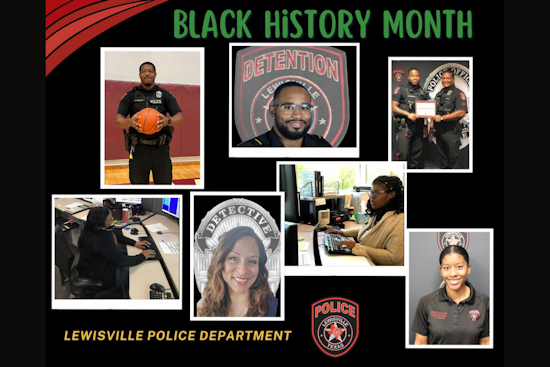 Lewisville Police Department Champions Inclusivity with Social Media Campaign Honoring Black History Month