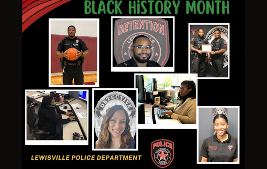 Lewisville Police Department Champions Inclusivity with Social Media Campaign Honoring Black History Month