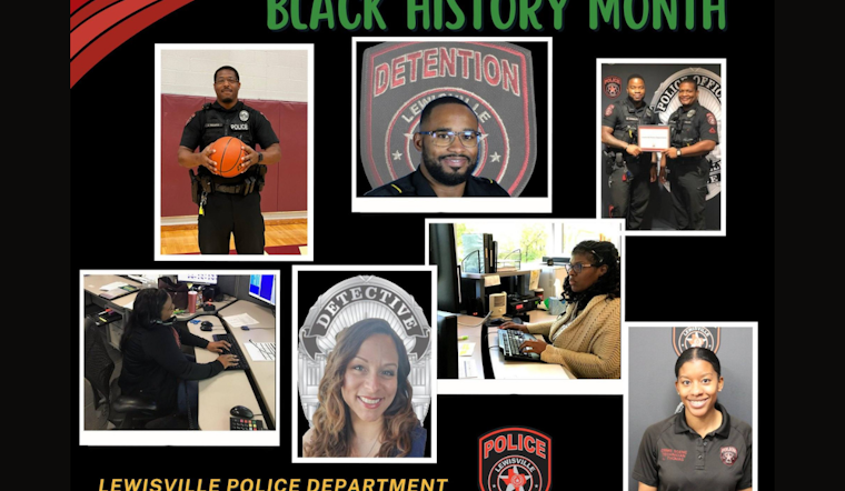 Lewisville Police Department Champions Inclusivity with Social Media Campaign Honoring Black History Month