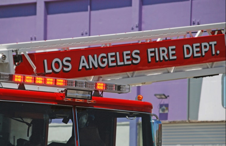 Los Angeles Firefighters Subdue Major Blaze at Eagle Rock Construction Site, No Injuries Reported