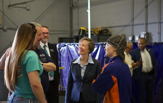 Lt. Gov. Rachel Hunt Launches Statewide Community College Tour at Brunswick to Boost Workforce Development