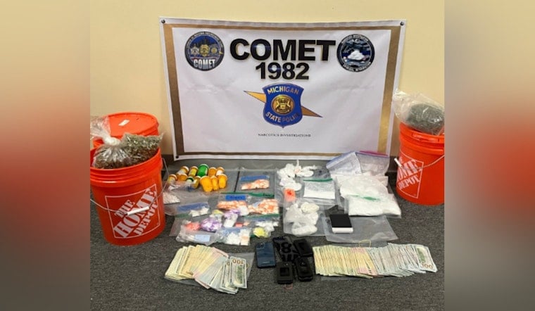 Macomb County Drug Bust Yields 10 Pounds of Narcotics, Two Arrested in St. Clair Shores and Eastpointe Raids